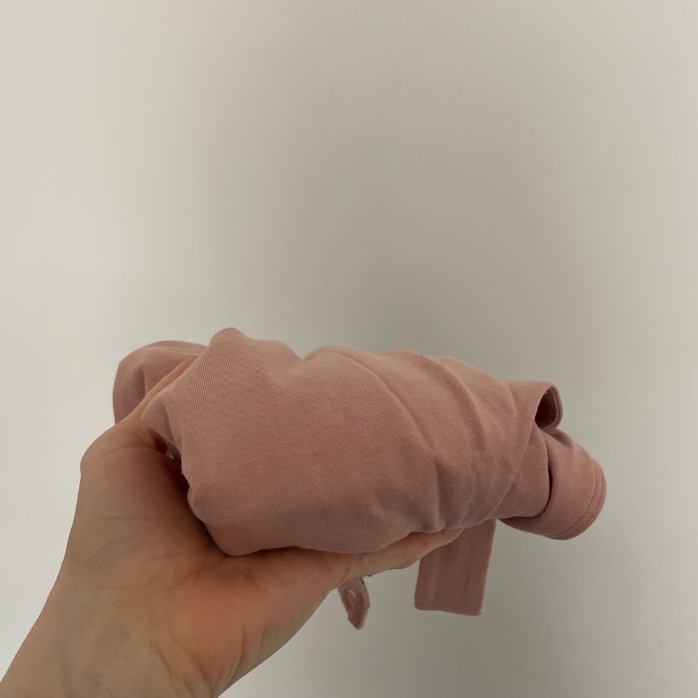 Dusty Rose Pink maternity bodysuit